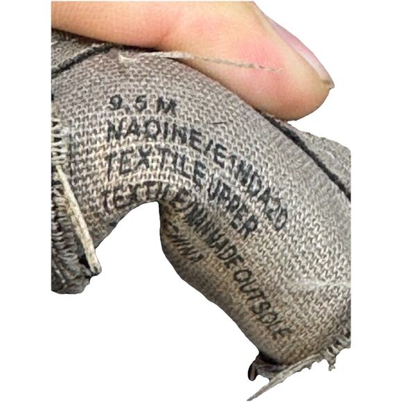 Esprit Nadine Espadrille Brown Tan Slip On Perforated Flat Sneaker Shoe Sz 9.5 M - Picture 7 of 8